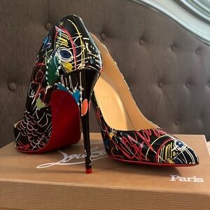 Christian Louboutin .. worn twice .. comes with everything pictured